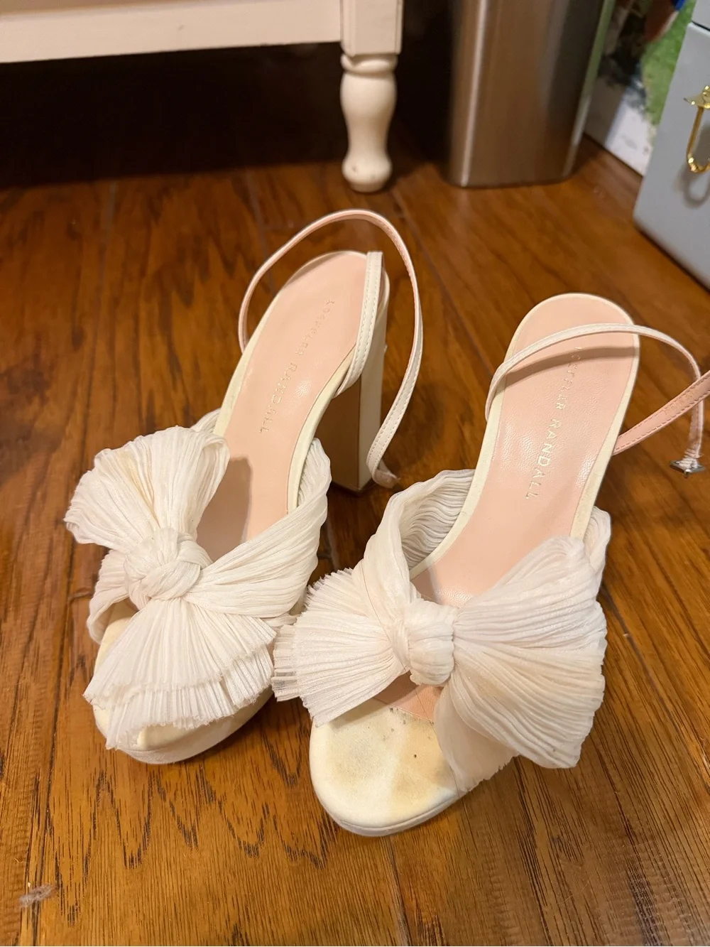 Loeffler Randall Natalia Pearl Platform Bow Heel